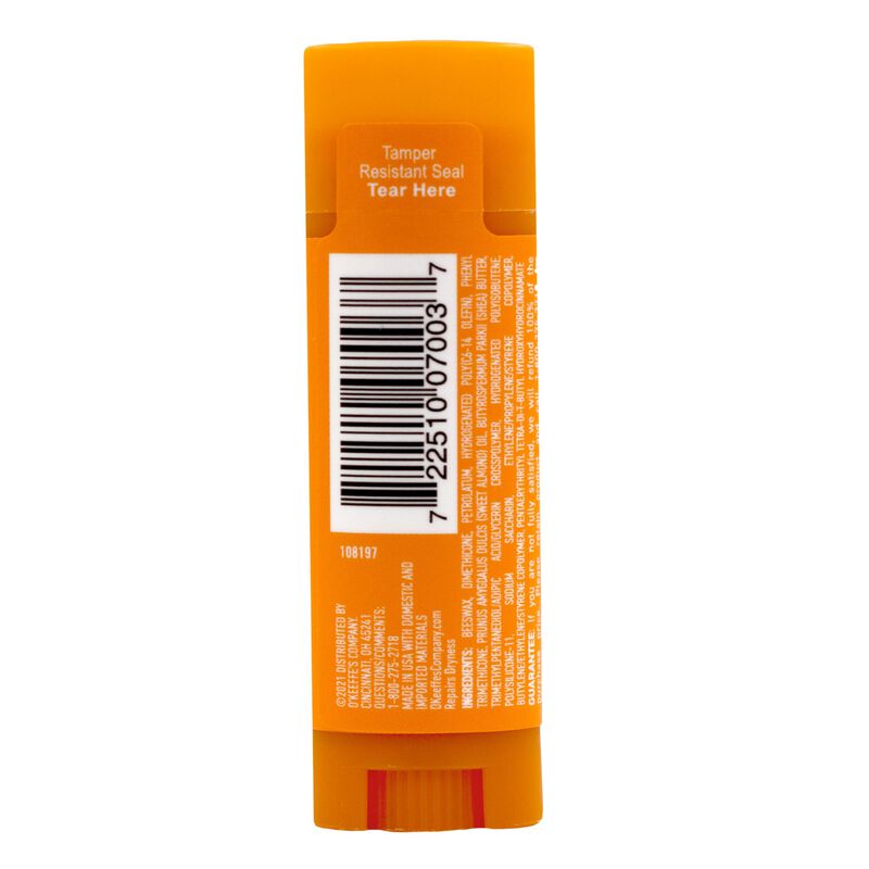 B&aacute;lsamo Labial Sin Perfume O'keeffe's Lip Repai... image number null