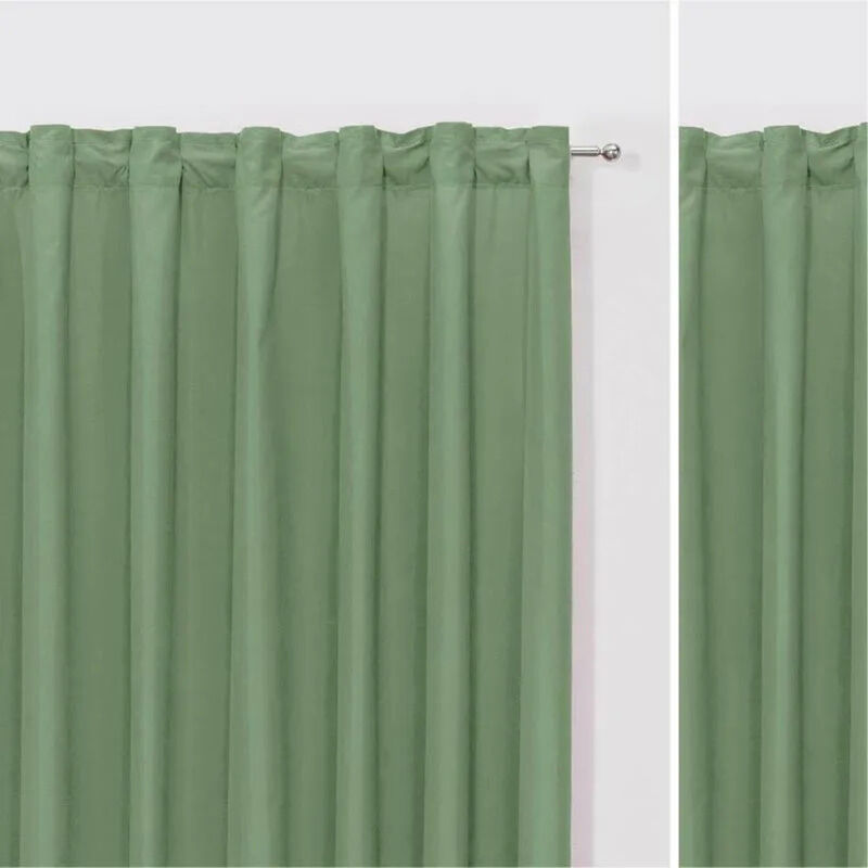 Cortina Decorativa Suavitec Neo Olivo Corta Pol... image number null