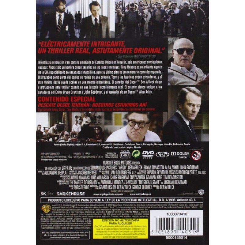 Argo [dvd] image number null