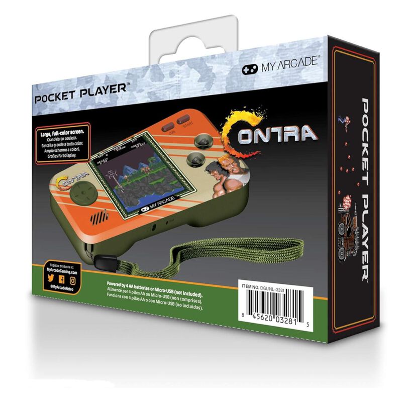 Consola Arcade My Arcade Contra Pocket Player image number null