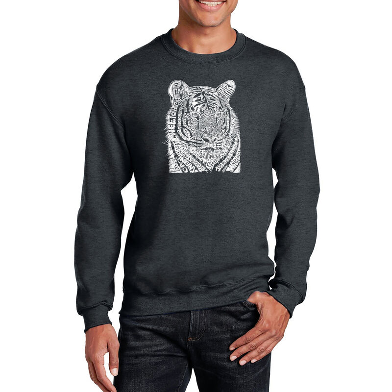 Sudadera De Cuello Redondo Word Art Para Hombre... image number null