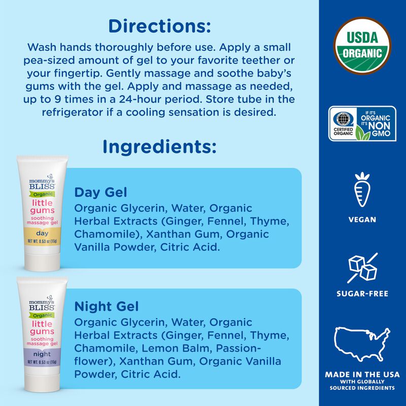 Gel De Masaje Para La Dentici&oacute;n Mommy's Bliss O... image number null