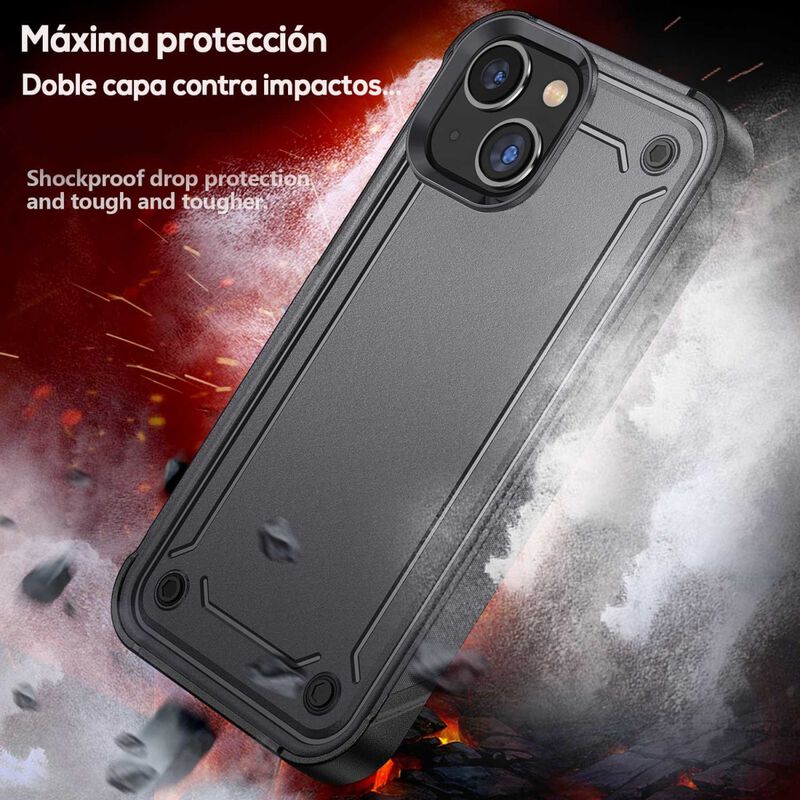 Funda Tekku Tough Cover Para Iphone 15 Plus Neg... image number null