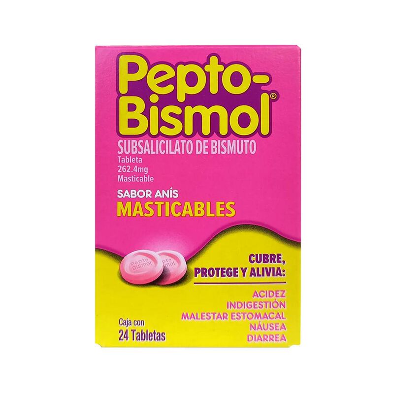 Pepto Bismol 262 Mg 24 Tableta(s) image number null