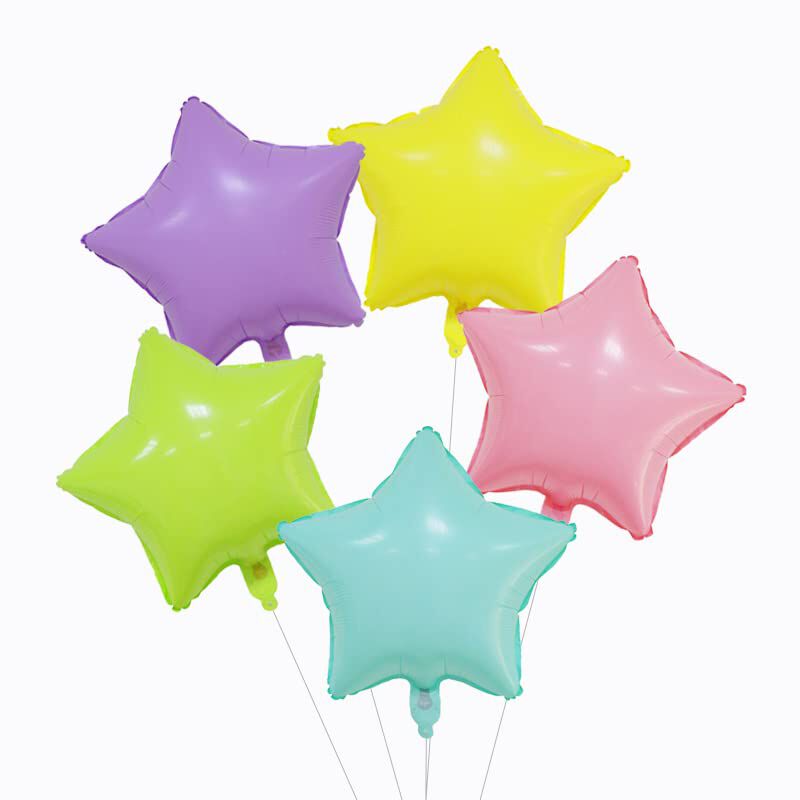 Globos Annodeel 46 cm Estrella Arco&iacute;ris Mezcla ... image number null