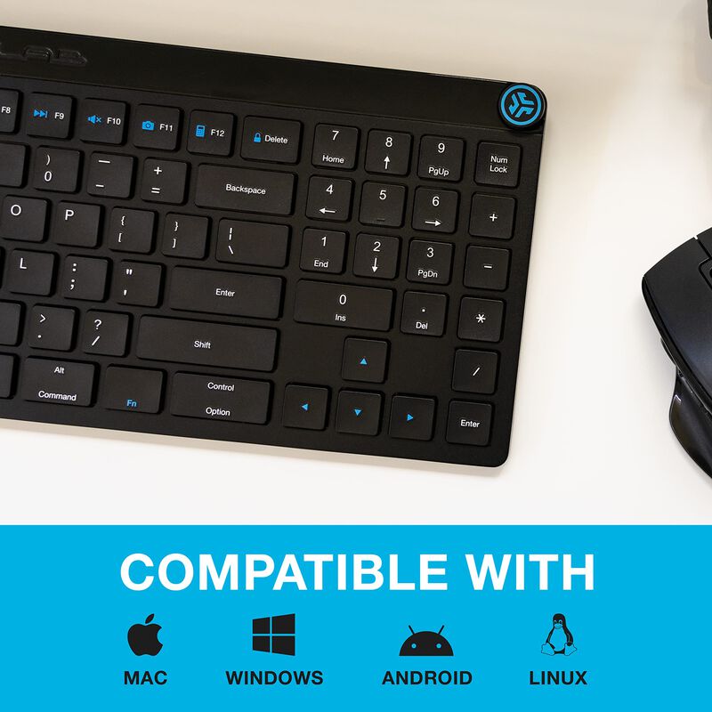 Teclado Jlab Jbuds Inal&aacute;mbrico Bluetooth De 95 ... image number null