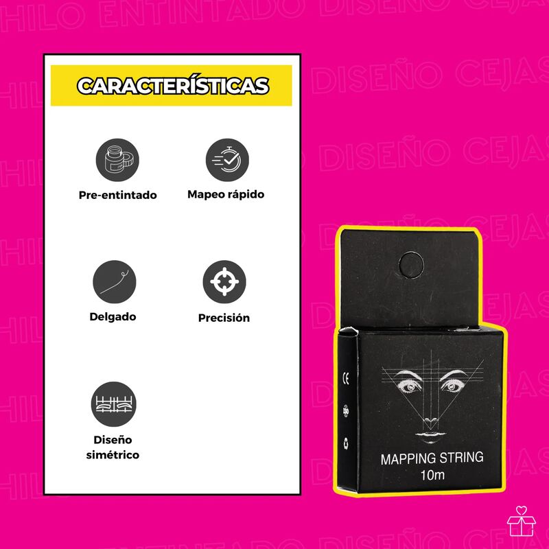 Hilo Entindado para Dise&ntilde;o de Cejas Microbladin... image number null