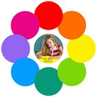 Puntos De Borrado En Seco Kalkehay 8 Uds 28 cm Colores Arco&iacute;ris
