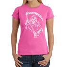 Camiseta Word Art Para Mujer - La Parca- Rosa
