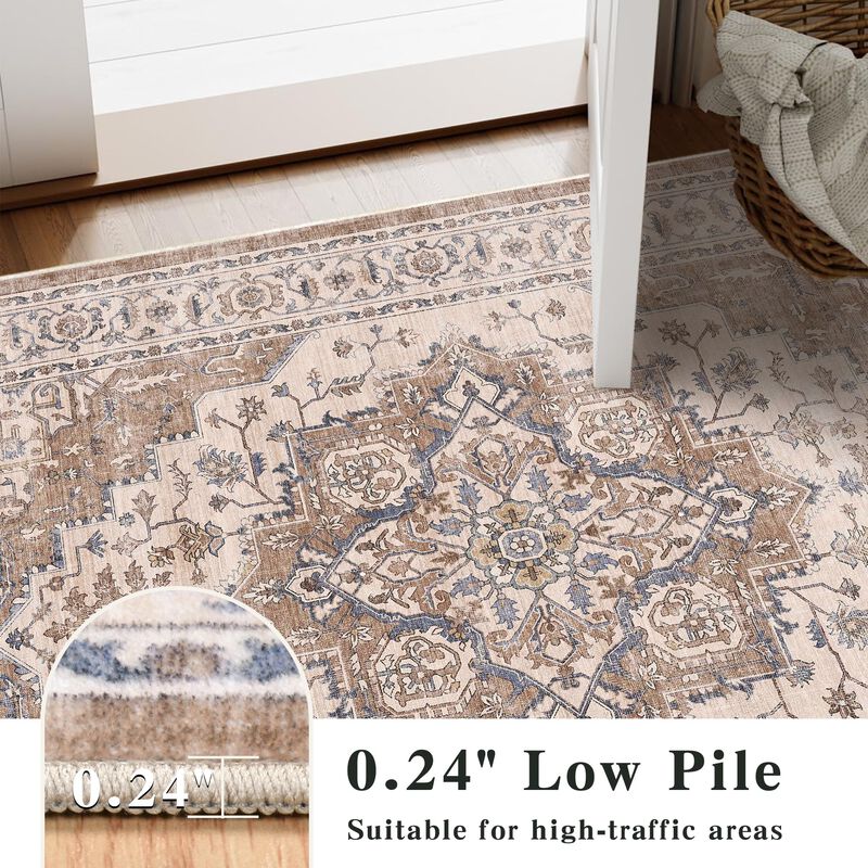 Alfombra De &Aacute;rea Nakedcloud 137x178 cm Lavable ... image number null