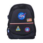TechZone Mochila Escolar Logo NASA Oficial Dos Amplios compartimentos y Bolsas laterales de malla