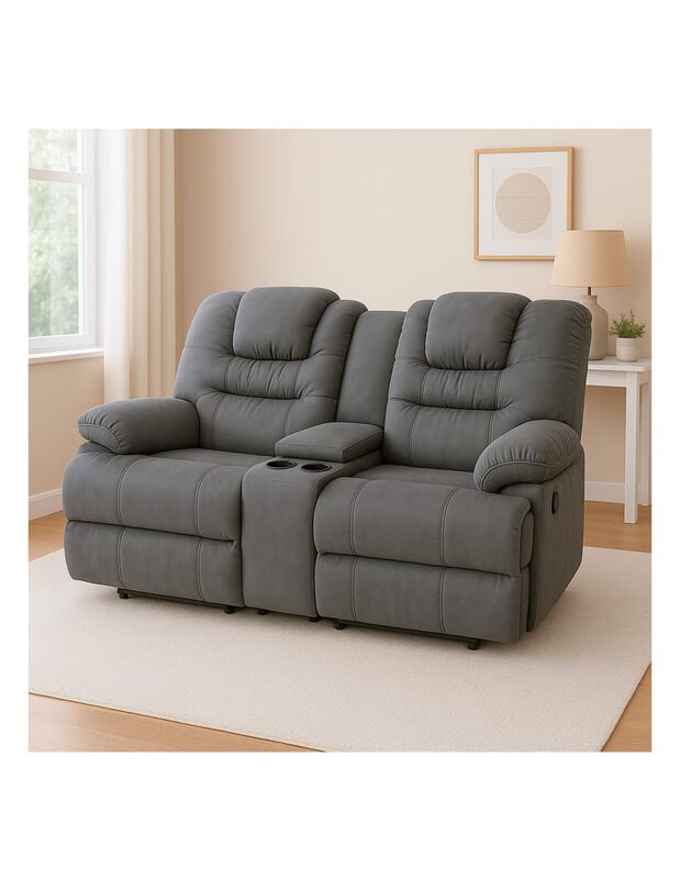 Reclinable Doble Ferrata con  Consola y Portava... image number null