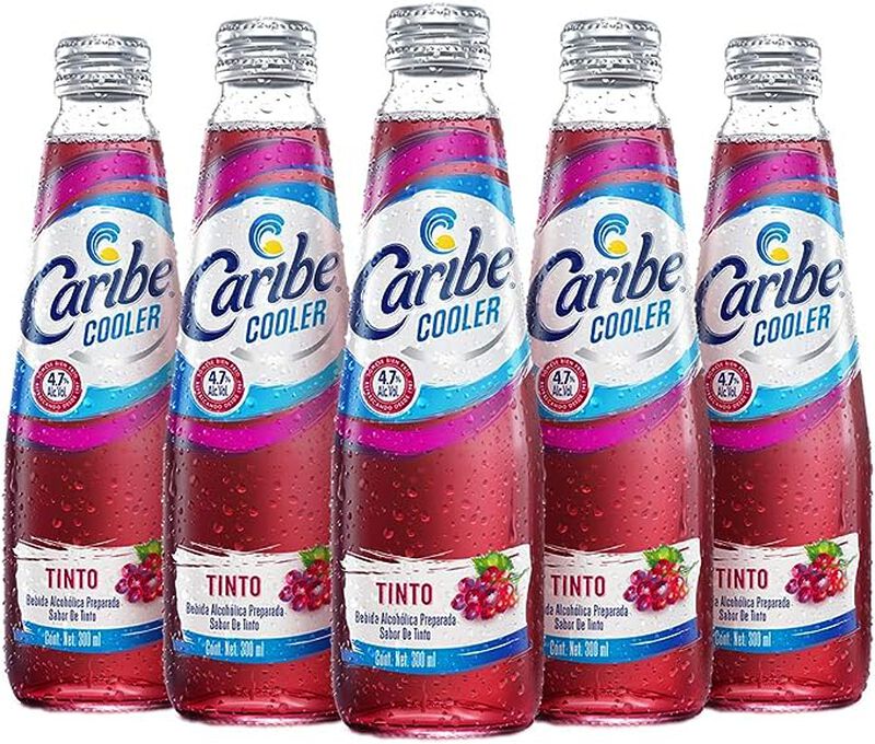 Caribe Cooler Sabor Vino Tinto Six Pack 300 ml image number null