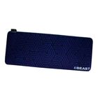 Mouse Pad Gamer Beast Bmp-led, Xl, Luz Led, Diseño, 1.5 M Color Morado Y Negro