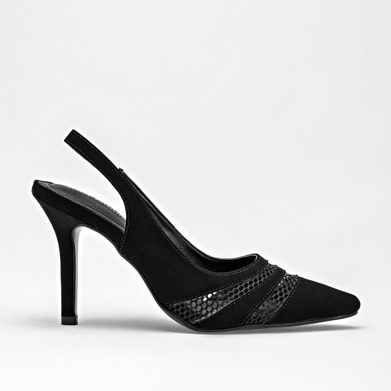Lady Paulina zapatilla para mujer  negro cod 14... image number null