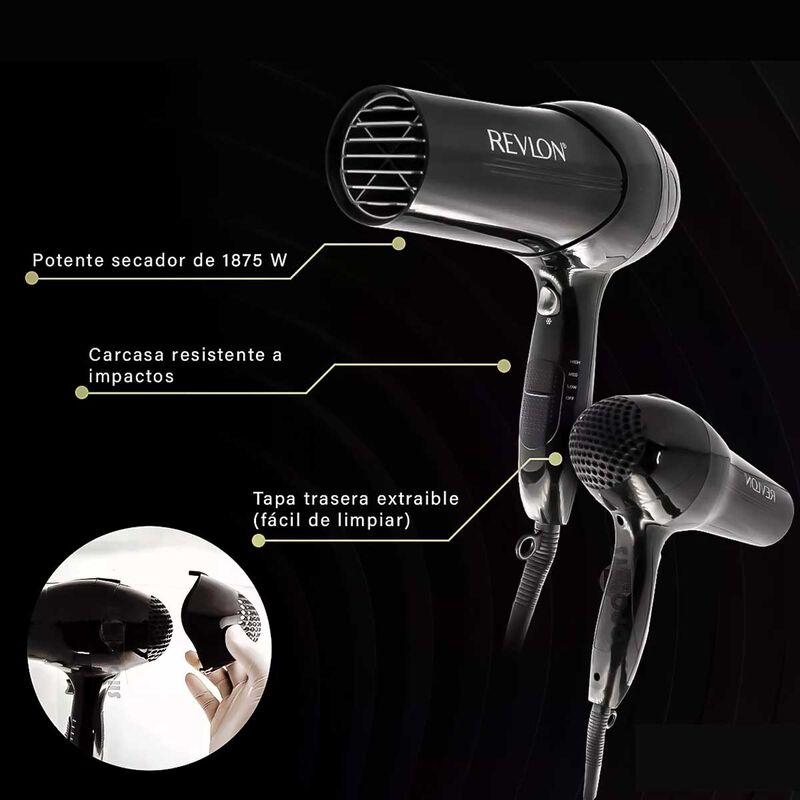 Secadora Revlon Con Concentrador Semi Profesion... image number null