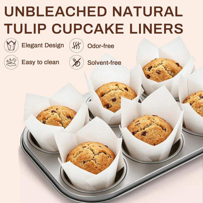 C&aacute;psulas Para Cupcakes Tikxlafe 200 Uds Blanco ... image number null