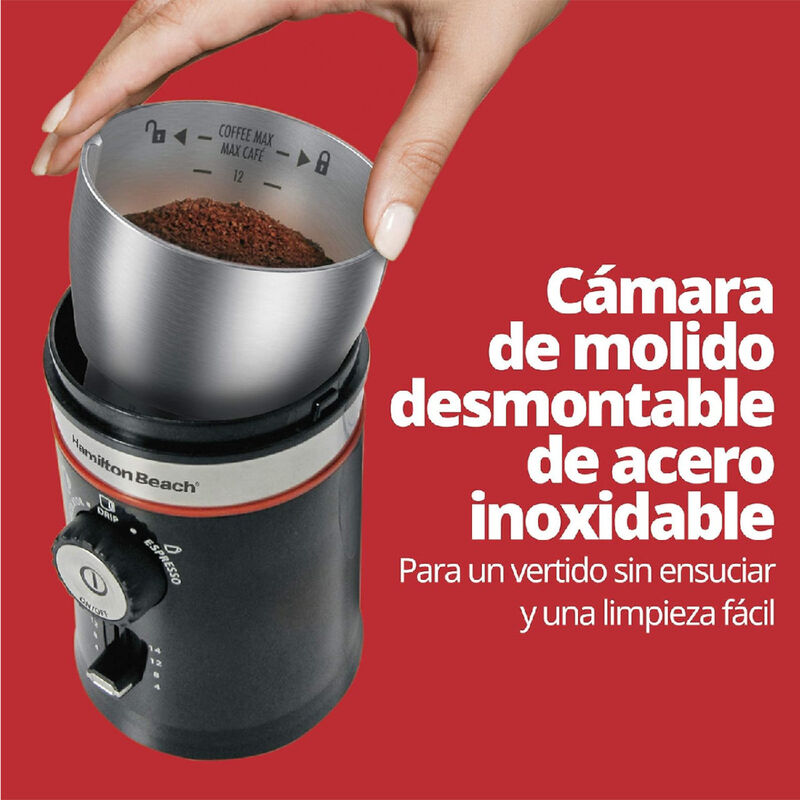 Molino de Café Hamilton Beach 14Tazas Acero Ino... image number null