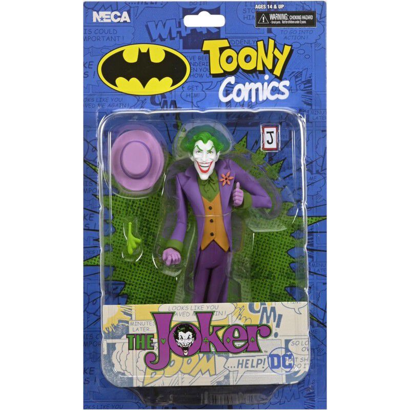 Figura The Joker Toony Comics DC Retro 15 cms image number null