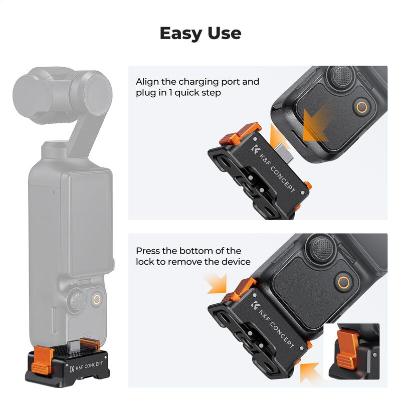 Adaptador De Carga Base K&f Concept Para Dji Os... image number null