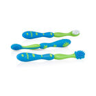 Set Cepillo Oral 3 Etapas Nuby Verde Azul