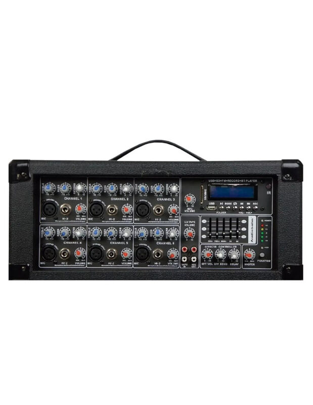 Consola amplificada 6 canales 300w Audiobahn AP... image number null