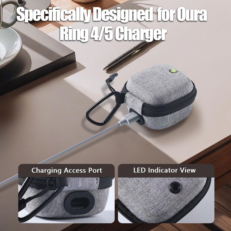 Funda Babeezy para Oura Ring Gen 4/5 Gris Viaje image number null