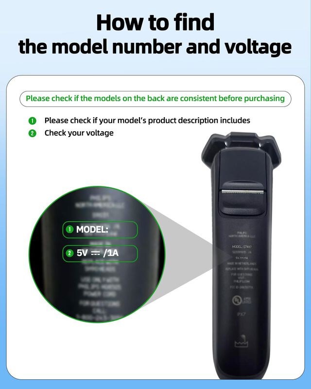 Cable De Carga Para Philips Norelco Oneblade 36... image number null