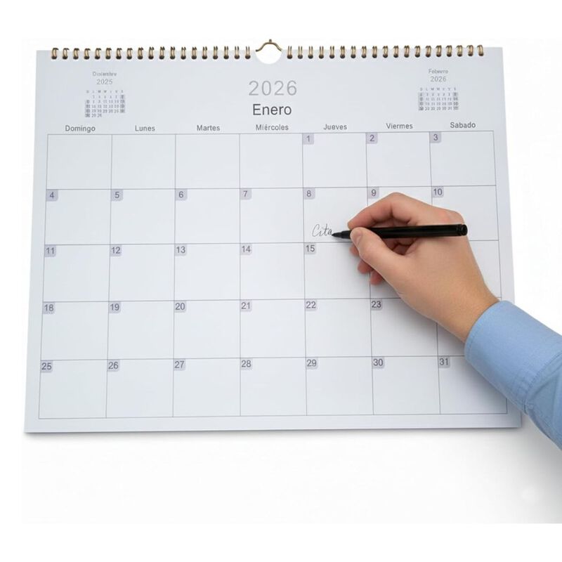 Calendario de Pared 2026&ndash;2027 Tama&ntilde;o A3 (28 &times; 3... image number null