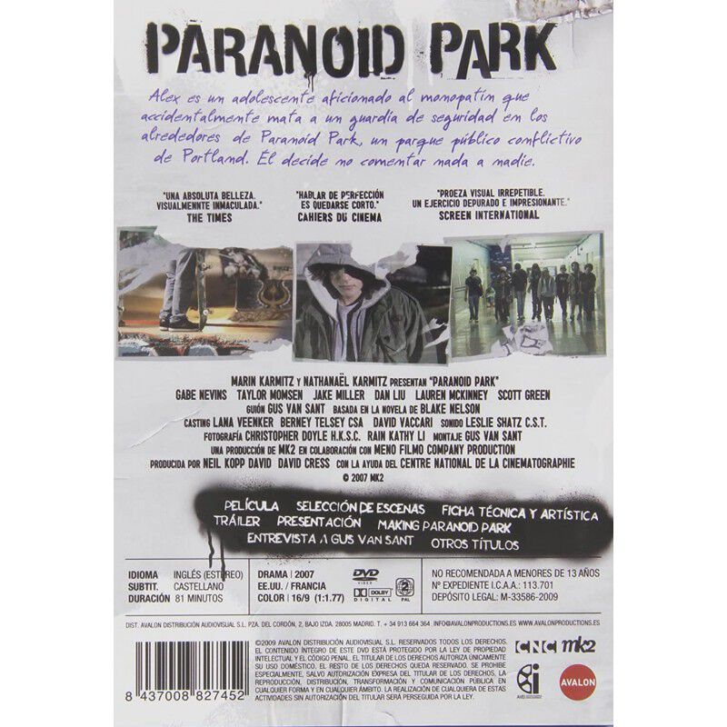 Paranoid Park (versi&oacute;n original) image number null