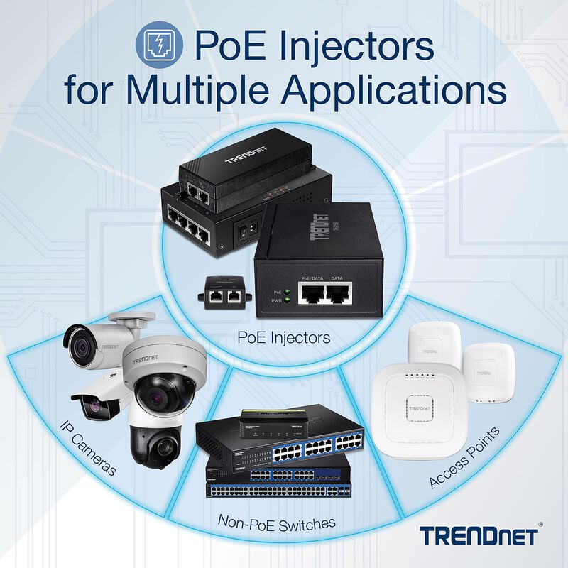 Inyector Poe++ Trendnet Tpe-119gi Gigabit Port ... image number null