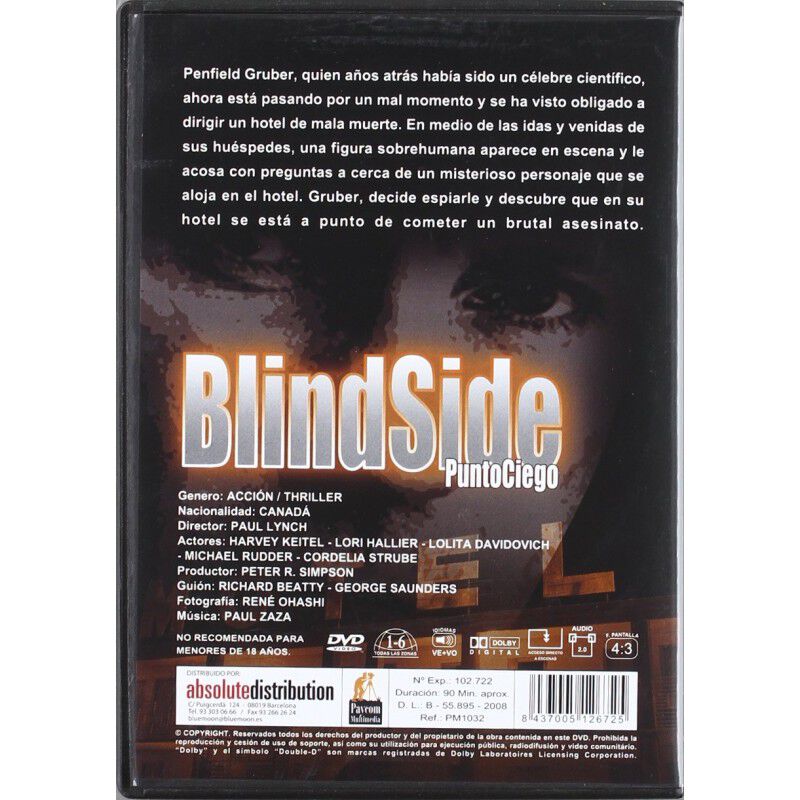 Blindside (Punto Ciego) [DVD] image number null