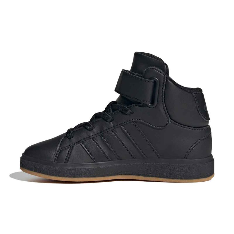 Tenis Ni&ntilde;o Adidas Grand Court Mid Negro JR0804 image number null