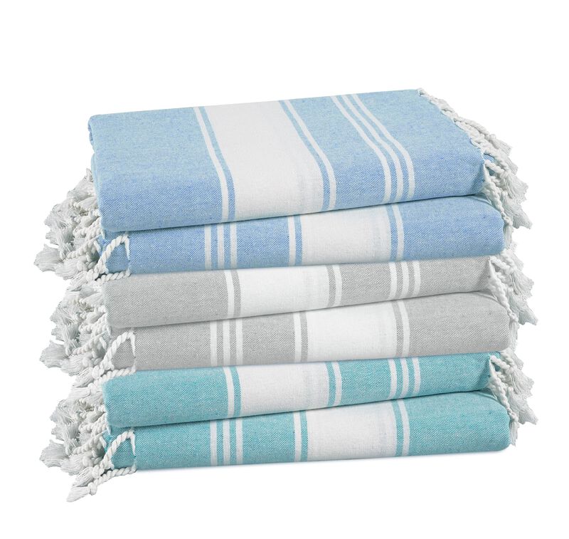 Paquete De 6 Toallas De Playa Lane Linen De Gra... image number null