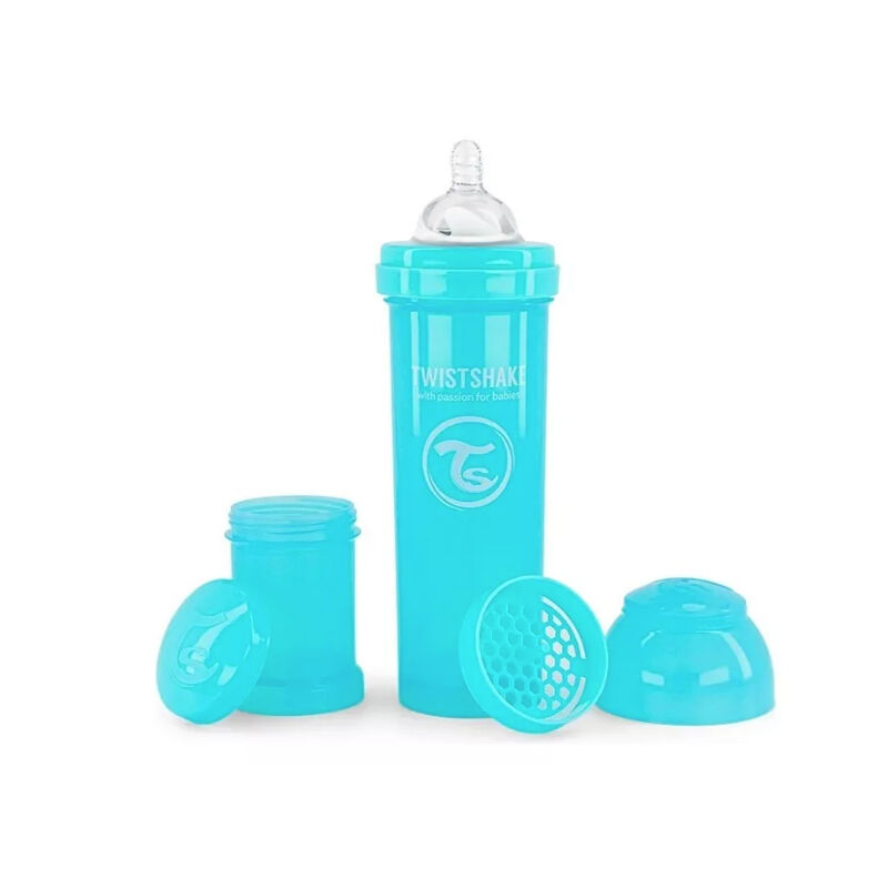 Biberón Twistshake Anti-cólico 11oz Azul Pastel image number null
