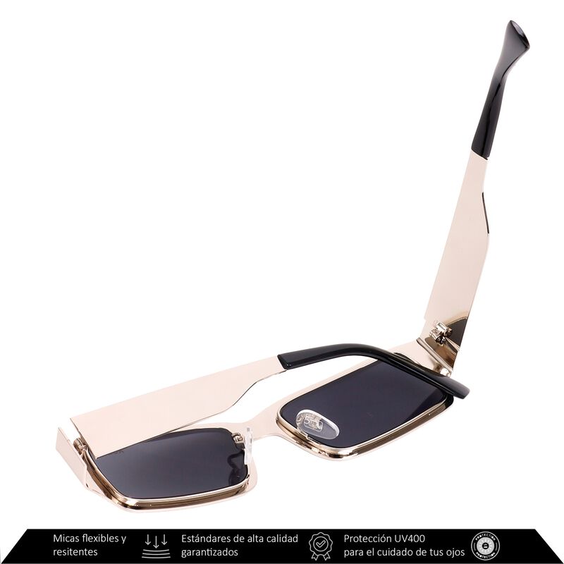 Lentes De Sol Xolek 131 Met&aacute;lico Retro Moda Uv4... image number null