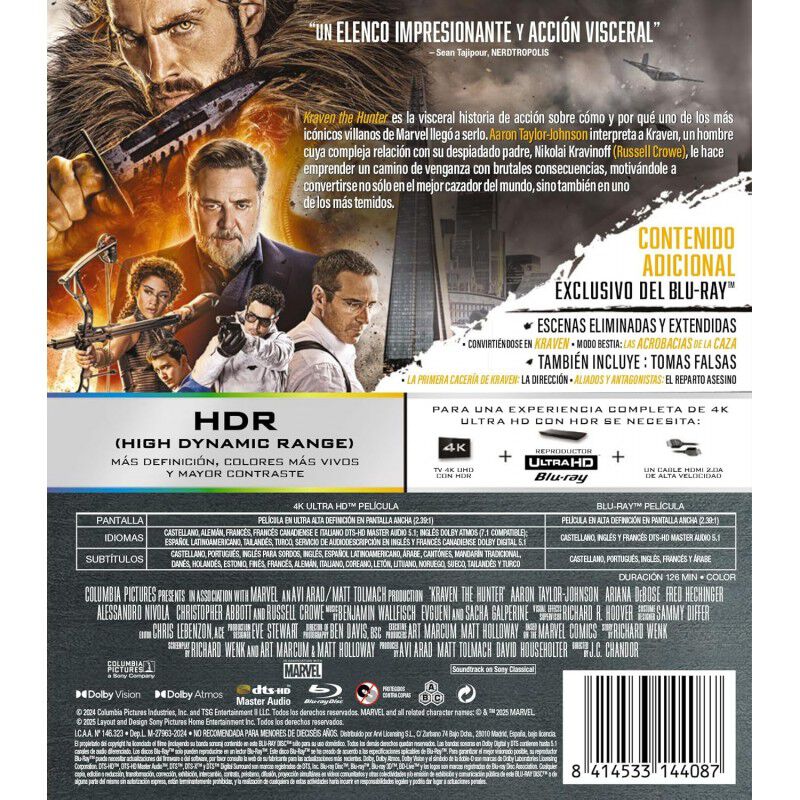 Kraven, el cazador [UHD] (2024) image number null