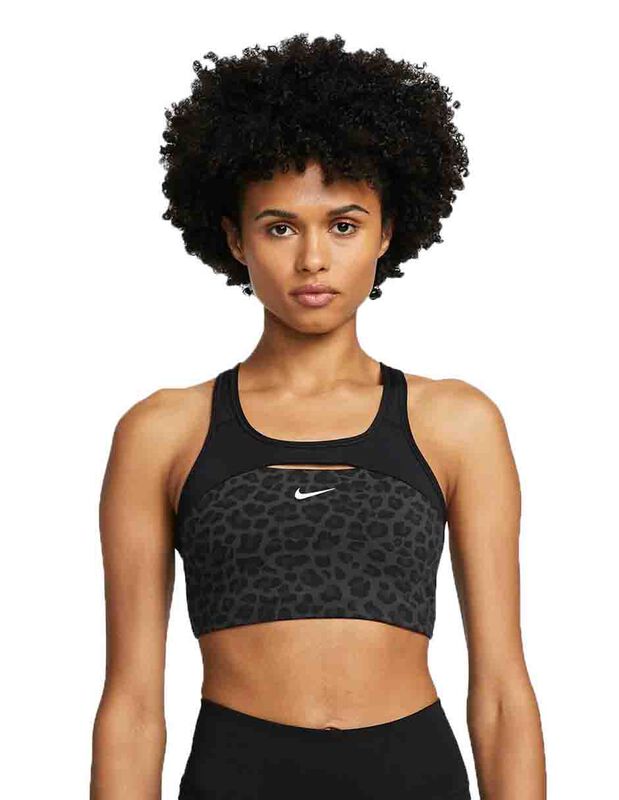 Top Dama Deportivo Nike Swoosh Negro DM0633070 image number null