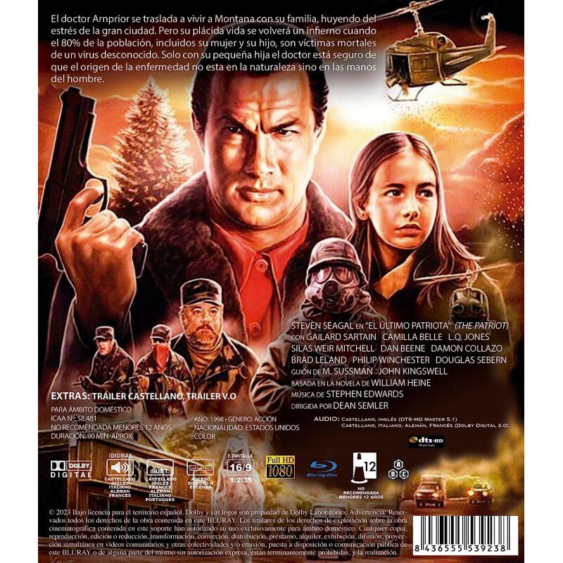 El &Uacute;ltimo Patriota [blu-ray] (1998) The Patriot image number null