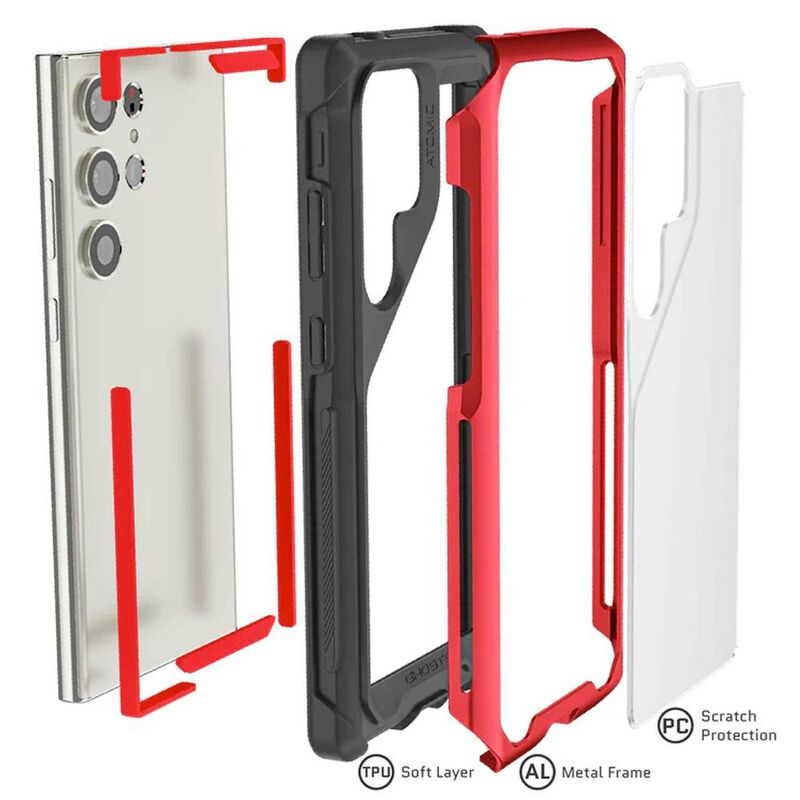 Funda GHOSTEK Atomic para Samsung S23 ULTRA Roj... image number null