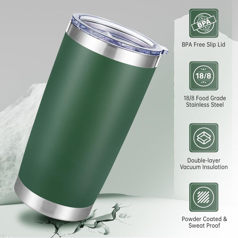Vaso T&eacute;rmico Cool Yoleb 591 ml Acero Inoxidable... image number null