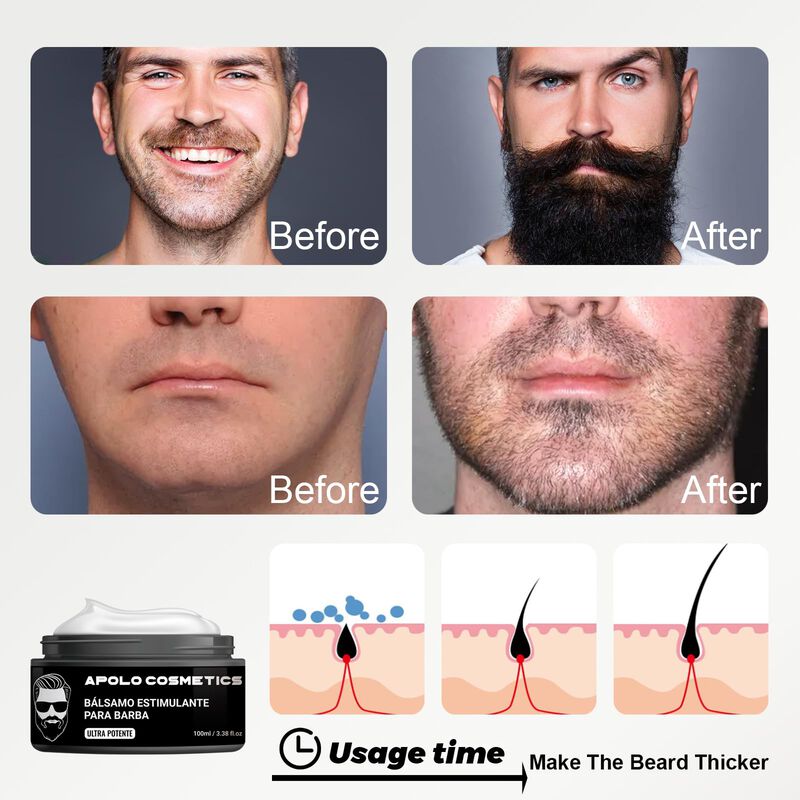 B&aacute;lsamo Ultra Potente Para Barba Apolo Cosmetic... image number null