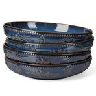 Tazones Para Pasta Artena 25 cm 50 oz Pack De 4 Azul Floral