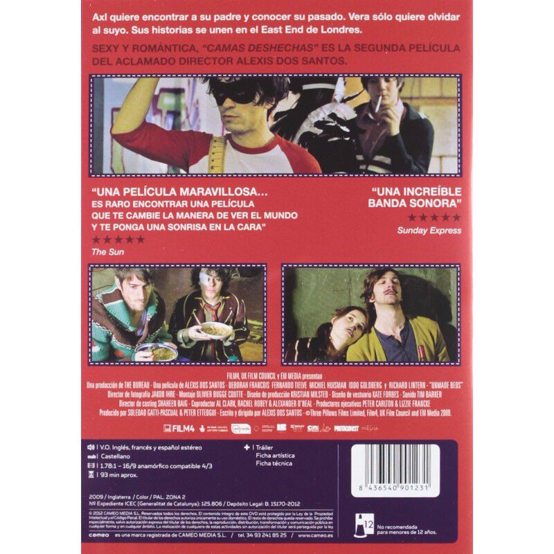 Camas Deshechas (V.O.) [DVD] (2009) Unmade Beds image number null