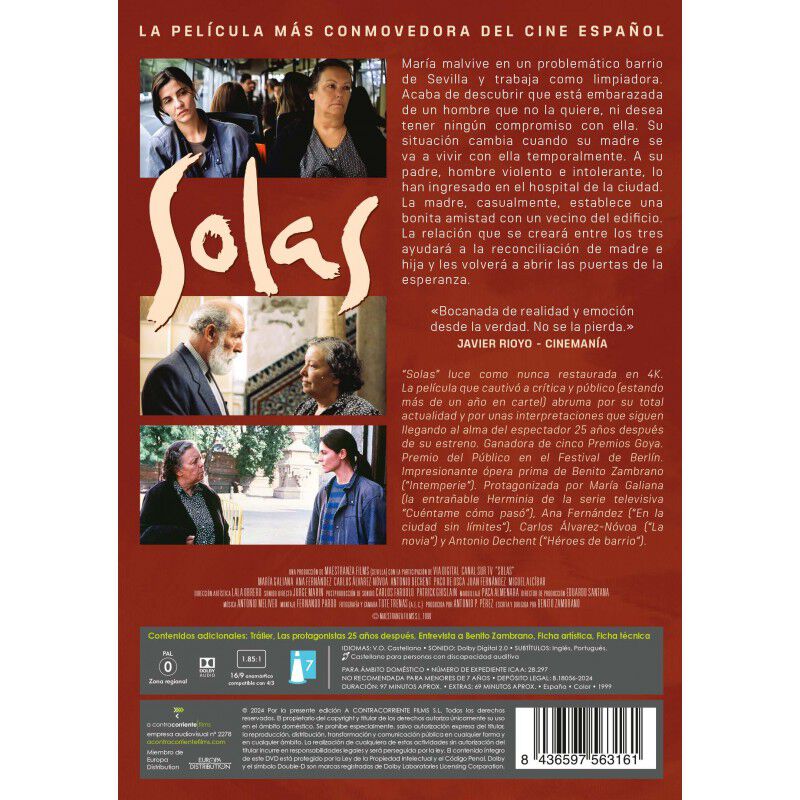 Solas (Ed. 25 aniversario) [DVD] (1999) image number null