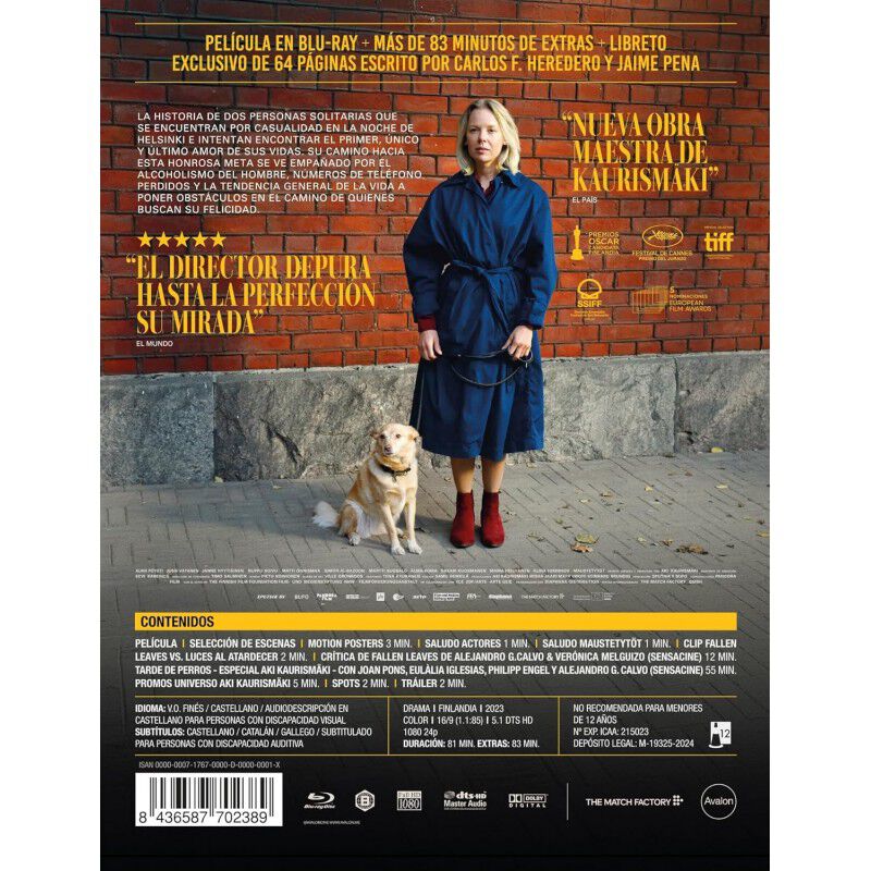 Fallen Leaves [Blu-ray,Libreto 64 p&aacute;gs] (2023) ... image number null