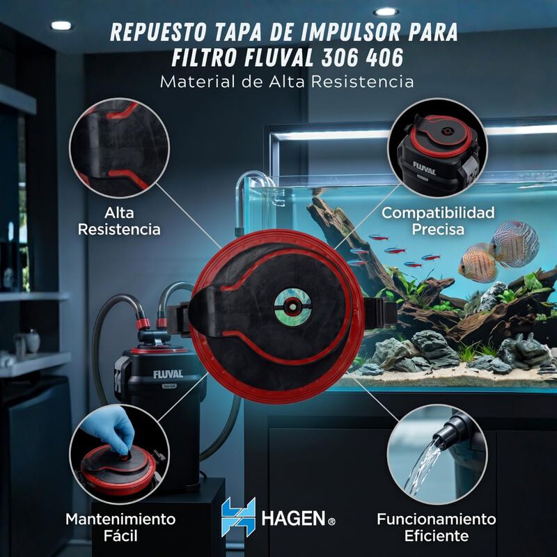 Cubierta del impulsor Fluval A20154 306/406 image number null