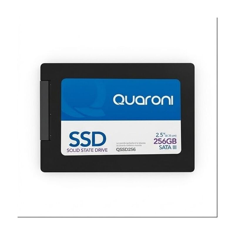 Ssd Quaroni Qssd256m 256gb Sata3 6gb/s 7mm Negr... image number null