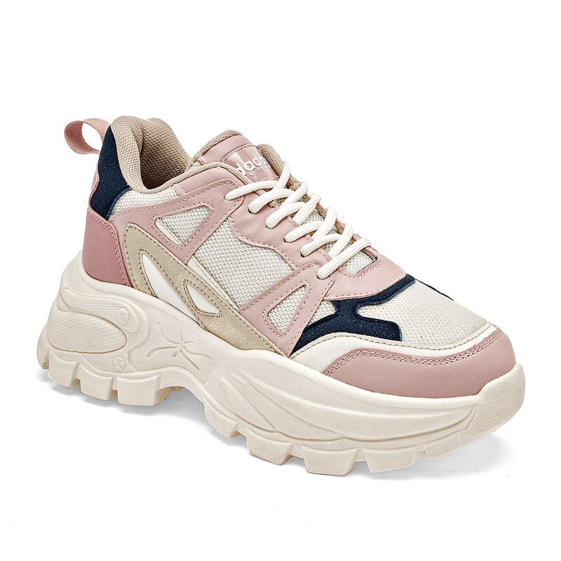 Daddy Tenis urbano para mujer. Beige rosa marin... image number null