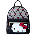 Mochila Hello Kitty Para Mujer, Ni&ntilde;a Y Adolescente, A La Moda Negra